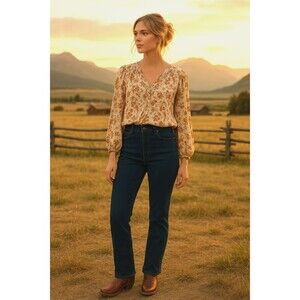 Levi's Jeans Women's Classic Straight Blue Size 10 Stretch Denim Normcore Basics